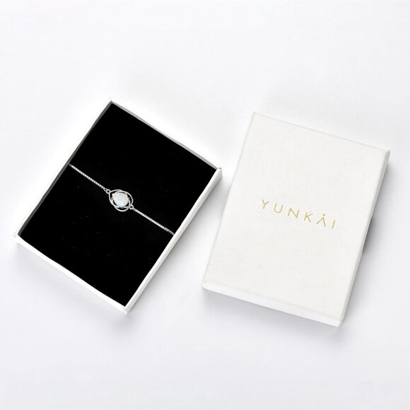 Sterling Silver Opal Bracelet Women Adjustable Pear Round Oval Jewelry - Picture 6 of 6